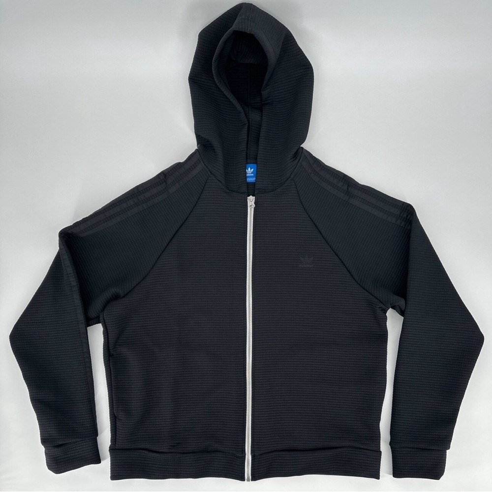 adidas Black Hooded Full-Zip Jacket